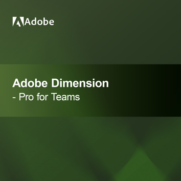 Adobe Dimension - Pro para Equipas