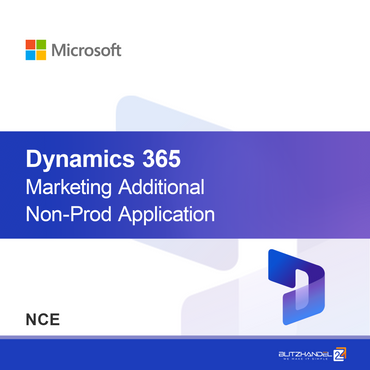 Dynamics 365 Marketing Aplicação Adicional Não-Produtiva (NCE)