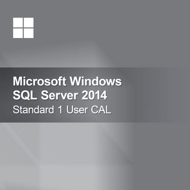 Microsoft SQL Server 2014 Standard 1 Utilizador CAL