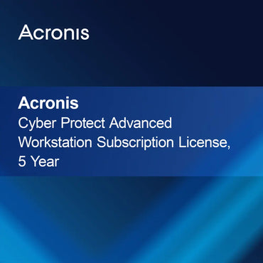 Licença de Subscrição Acronis Cyber Protect Advanced Workstation, 5 Anos