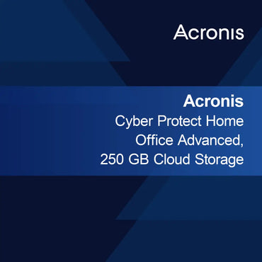 Acronis Cyber Protect Home Office Advanced, 250 GB Armazenamento na Nuvem