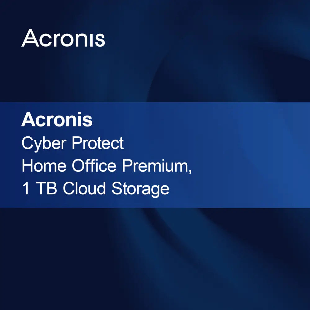 Acronis Cyber Protect Home Office Premium, 1 TB Armazenamento na Nuvem