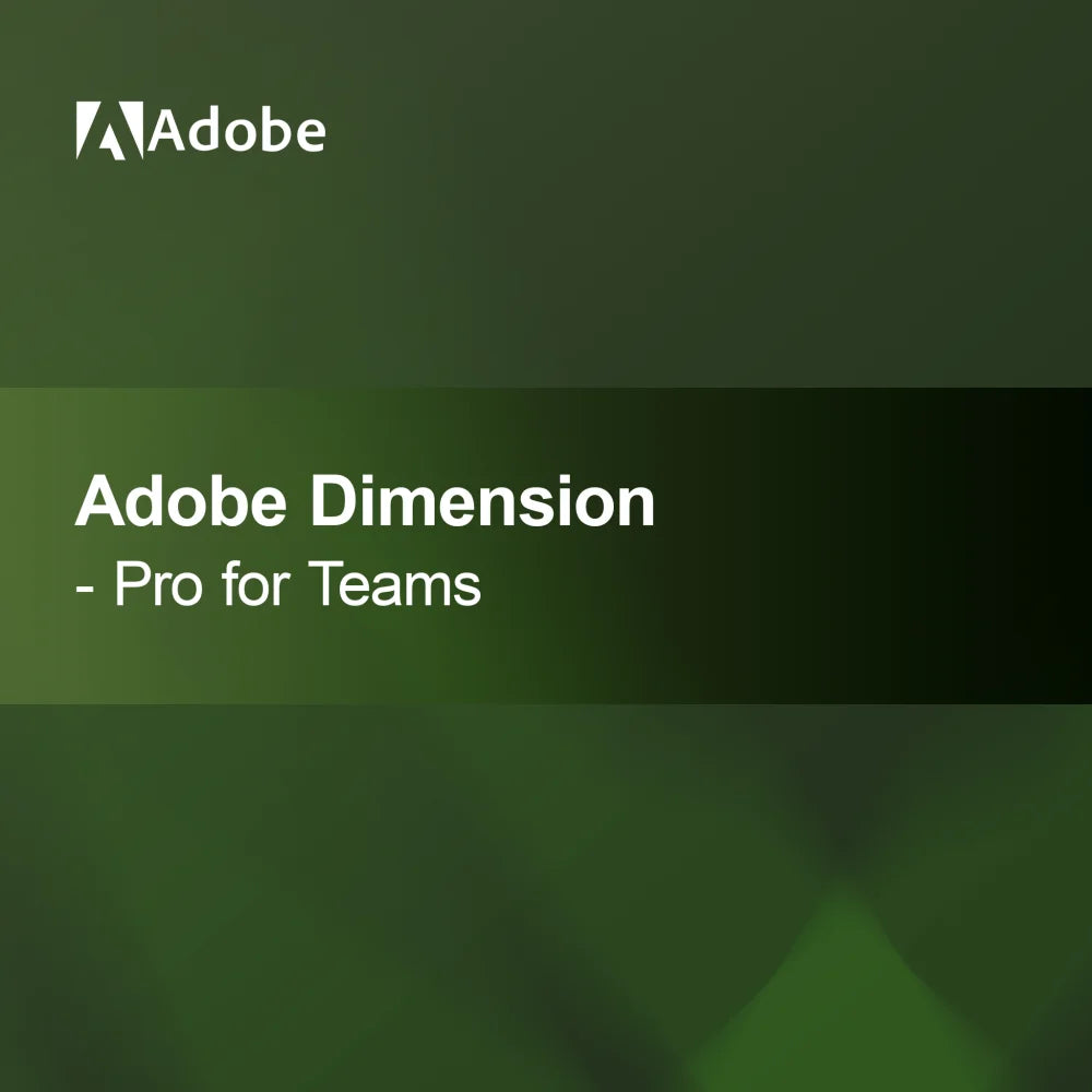 Adobe Dimension - Pro para Equipas