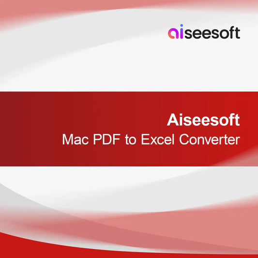 Aiseesoft Mac PDF para Excel Converter