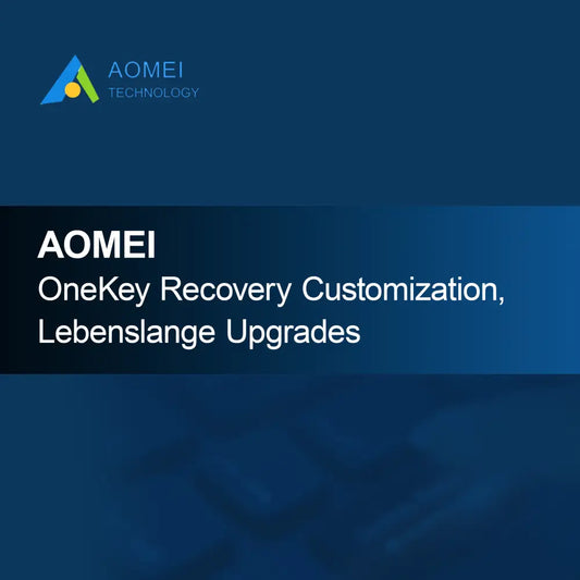 AOMEI OneKey Recovery Personalização, Atualizações Vitalícias