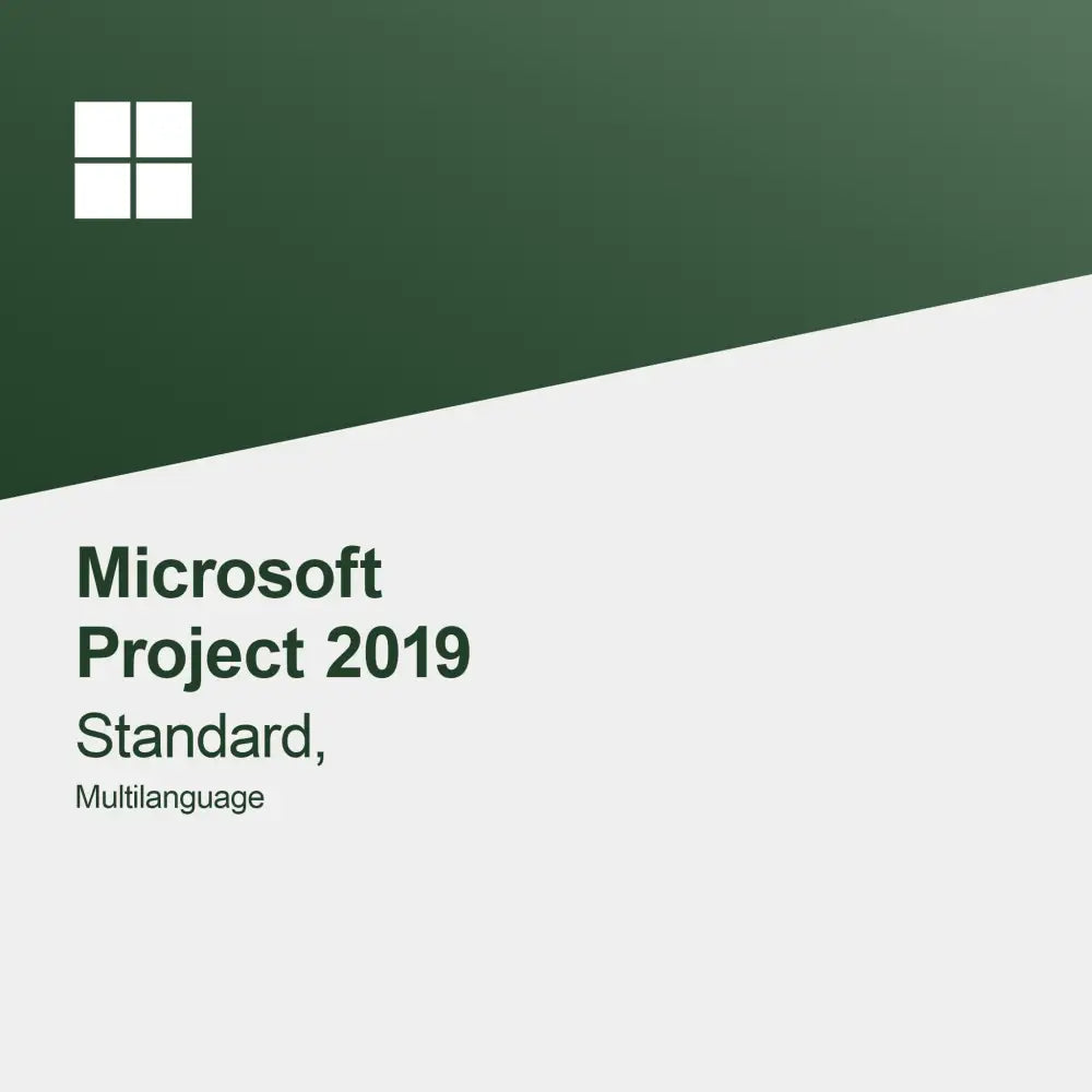 Microsoft Project 2019 Standard, Multilíngue
