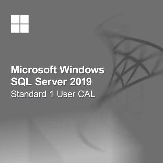 Microsoft SQL Server 2019 Standard 1 Utilizador CAL