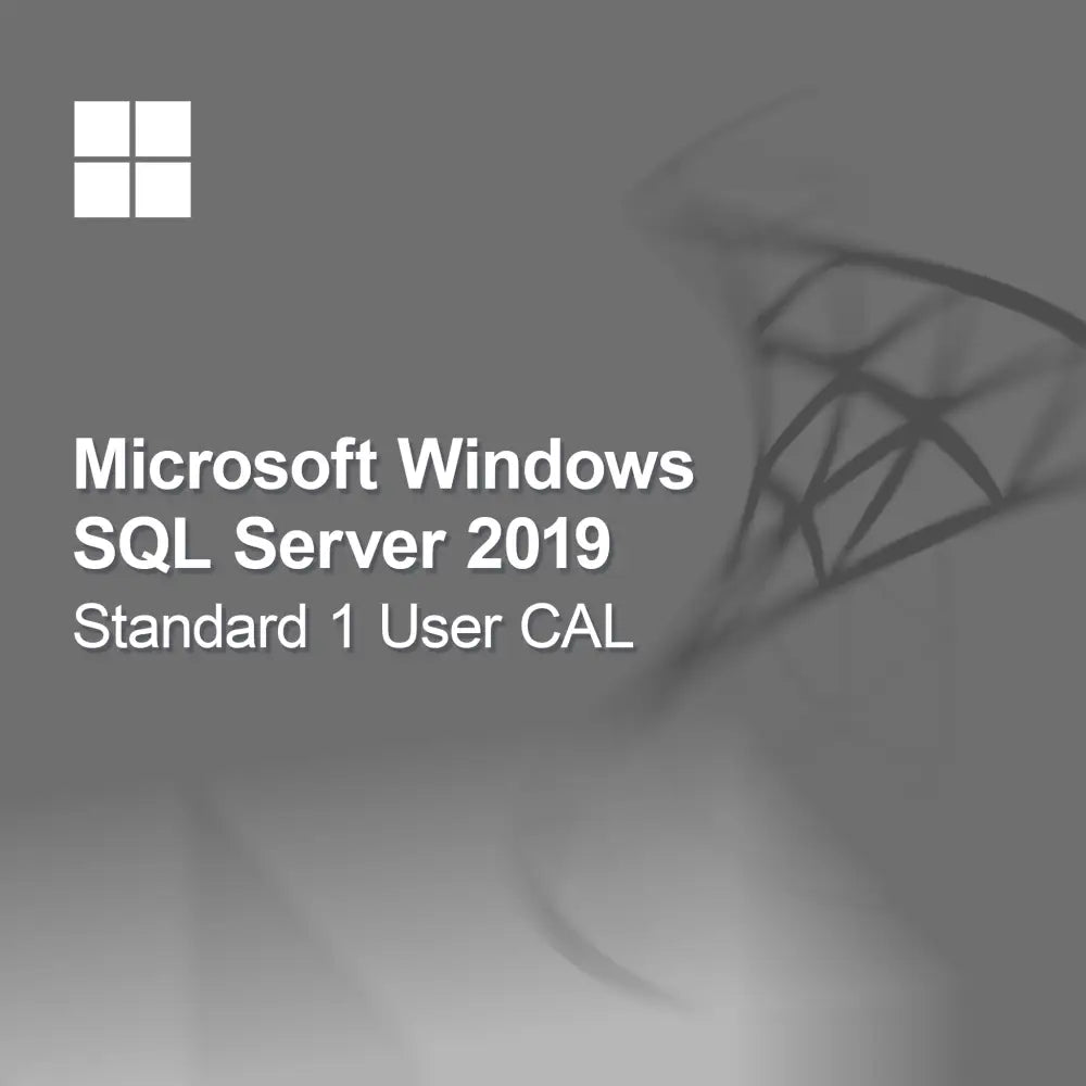 Microsoft SQL Server 2019 Standard 1 Utilizador CAL