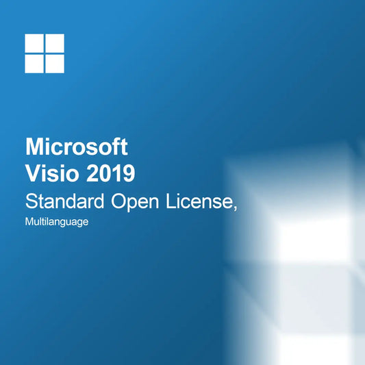 Microsoft Visio 2019 Standard, Licença Aberta, Multilíngue