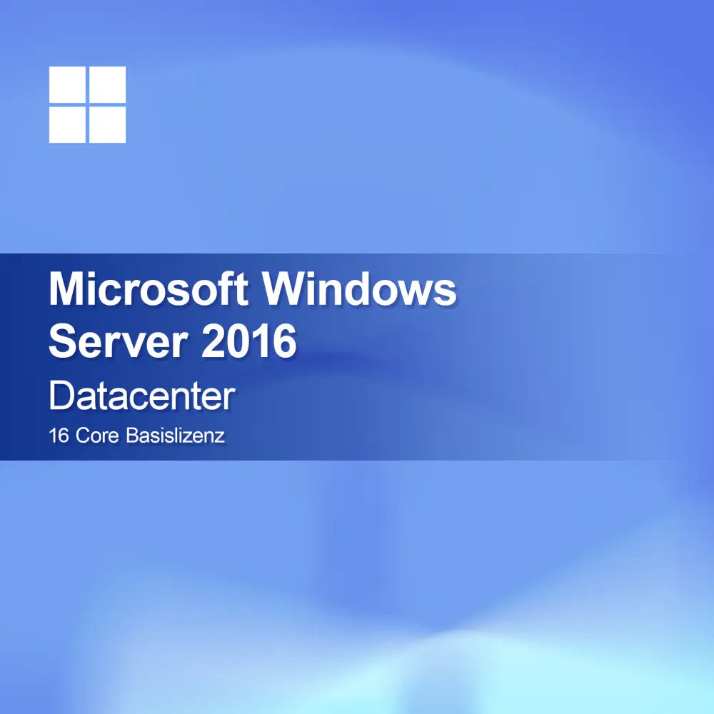 Microsoft Windows Server 2016 Datacenter 16 Core Licença Base