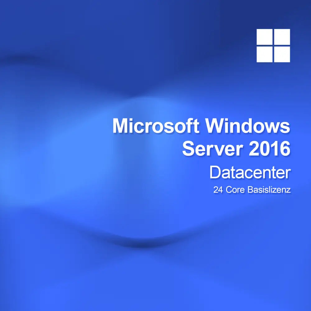Microsoft Windows Server 2016 Datacenter 24 Core Licença Base