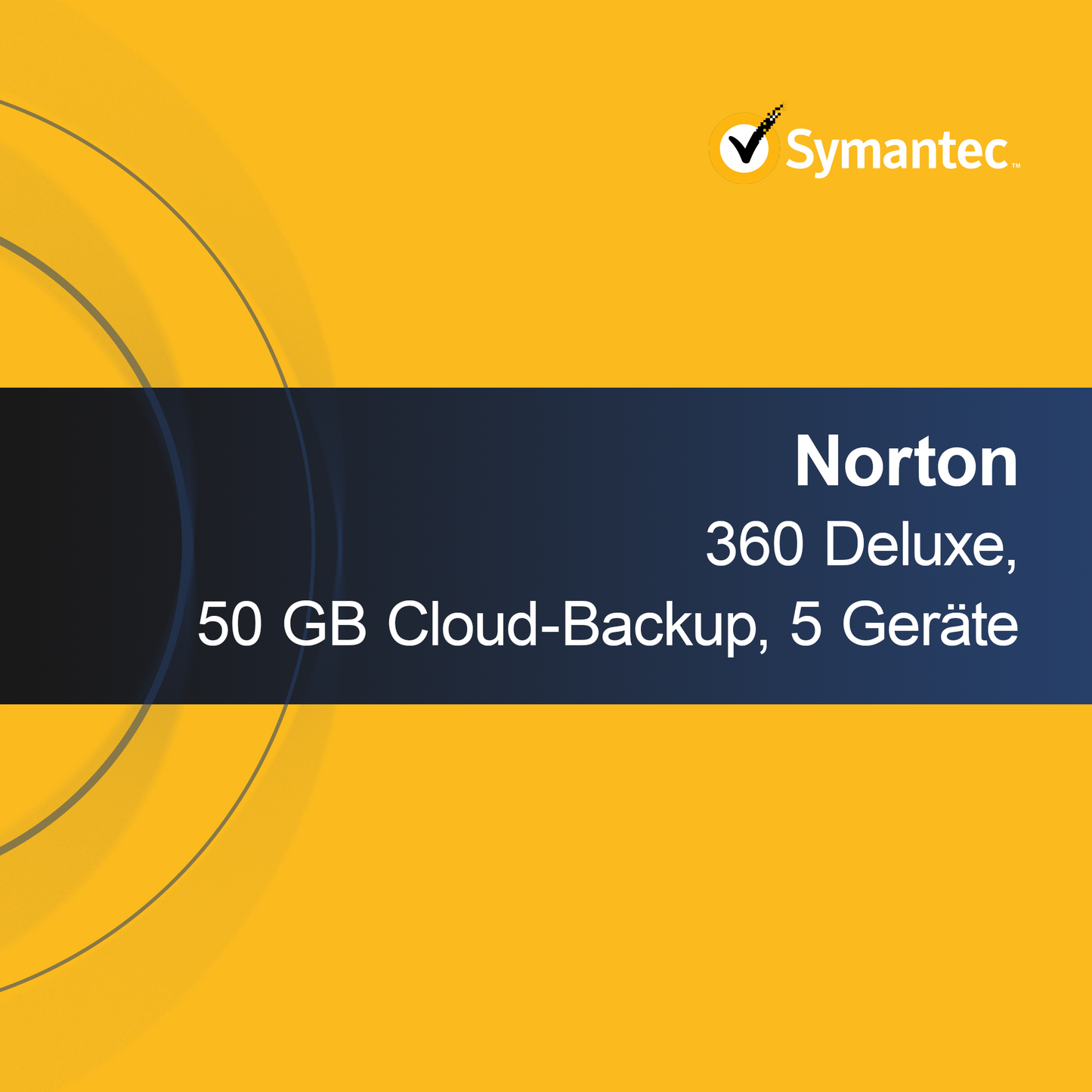 Norton 360 Deluxe, 50 GB Cloud-Backup 5 dispositivos