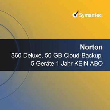 Norton 360 Deluxe, 50 GB Cloud-Backup, 5 dispositivos 1 ano SEM ASSINATURA