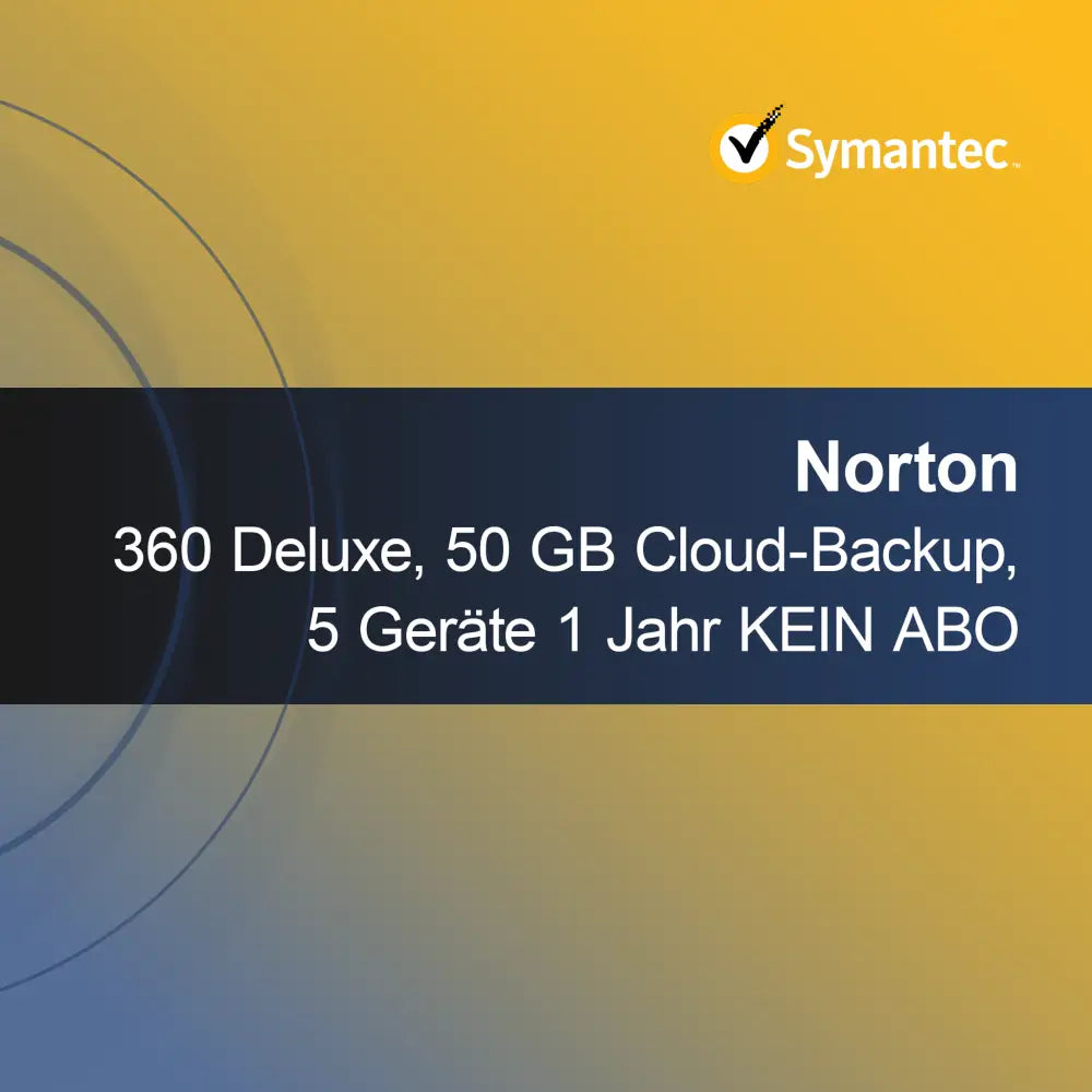 Norton 360 Deluxe, 50 GB Cloud-Backup, 5 dispositivos 1 ano SEM ASSINATURA