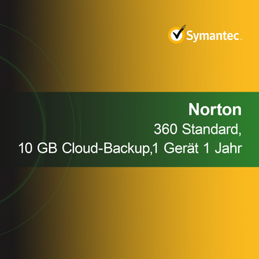 Norton 360 Standard, 10 GB Cloud-Backup, 1 dispositivo 1 ano