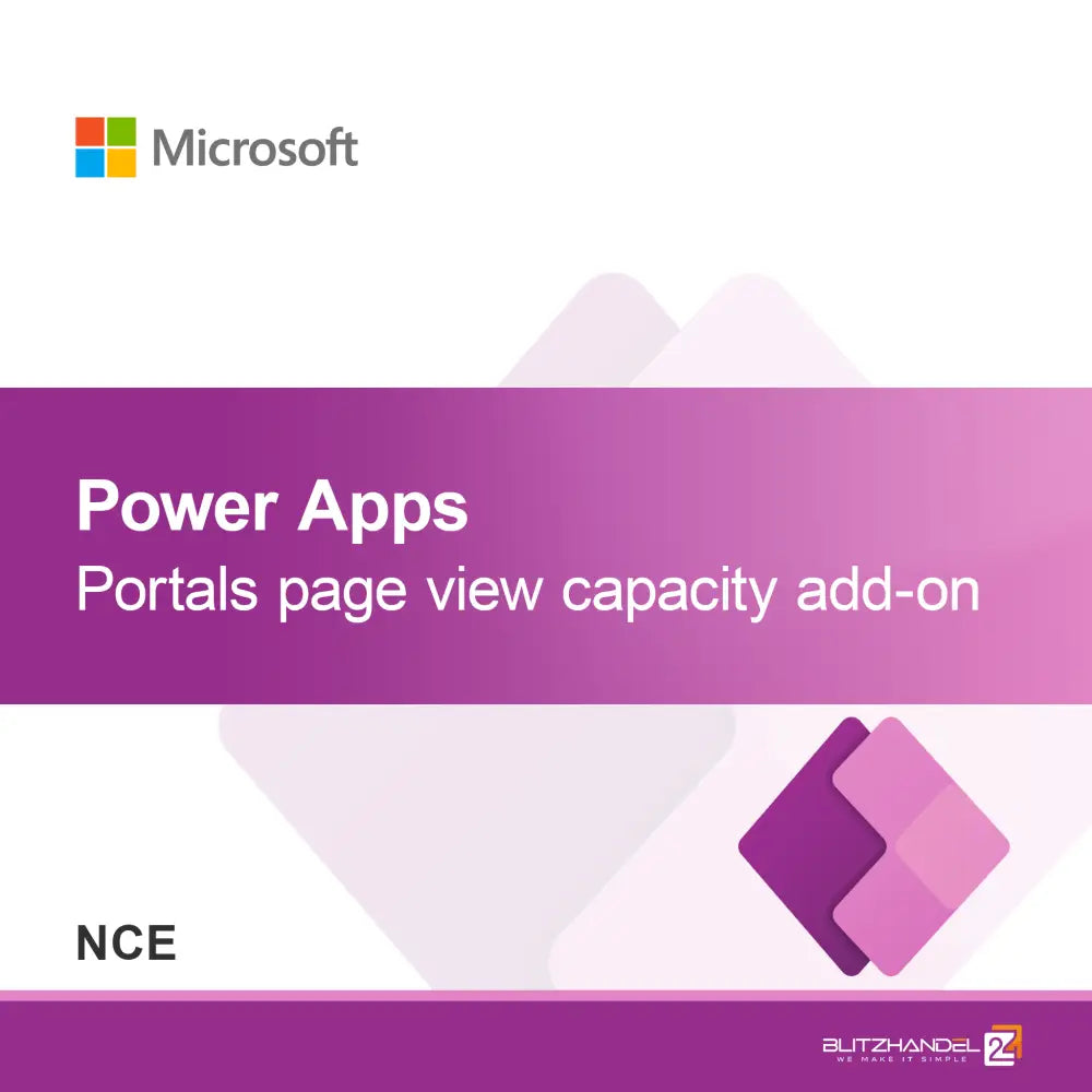 Add-on de capacidade de visualização de páginas Power Apps Portals (NCE)