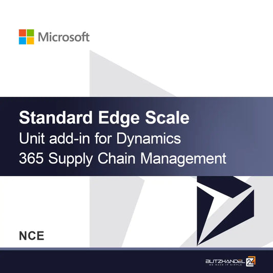 Add-in Standard Edge Scale Unit para Dynamics 365 Supply Chain Management (NCE)