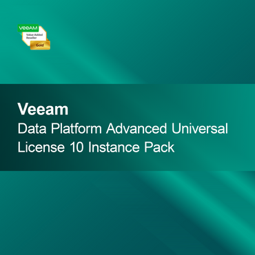 Licença Universal Avançada Veeam Data Platform Pacote de 10 Instâncias
