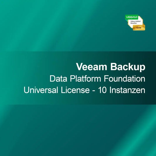 Licença Universal Veeam Data Platform Foundation - 10 Instâncias