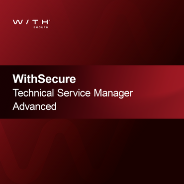 WithSecure Gestor Técnico de Serviço Avançado