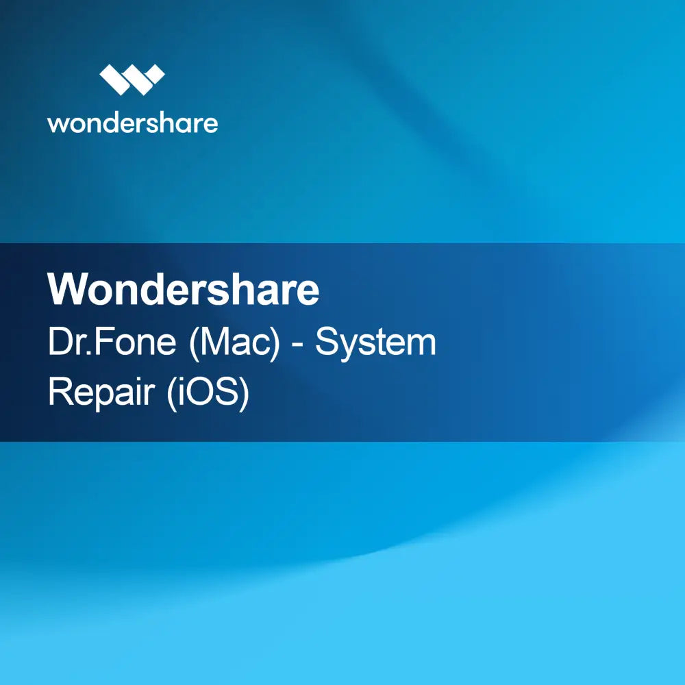 Wondershare Dr.Fone (Mac) - Reparação do Sistema (iOS)