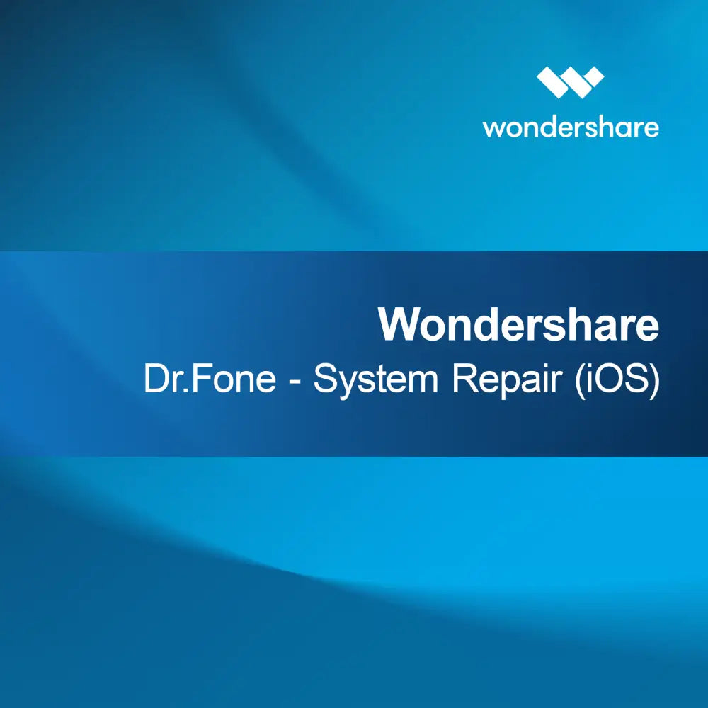 Wondershare Dr.Fone - Reparação do Sistema (iOS)
