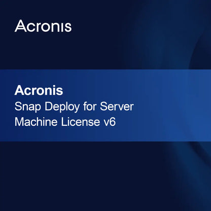 Licença Acronis Snap Deploy para Máquina Servidor v6