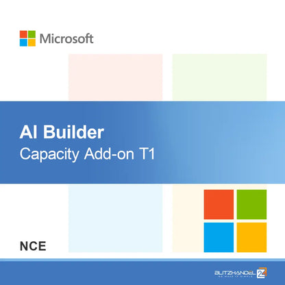 Complemento de Capacidade AI Builder T1 (NCE)