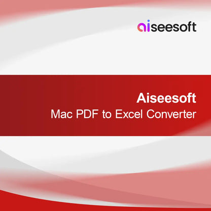 Aiseesoft Mac PDF para Excel Converter