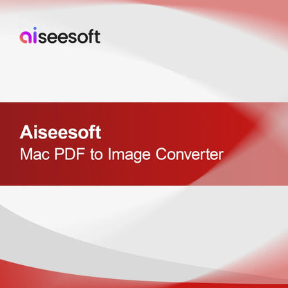 Aiseesoft Mac PDF para Conversor de Imagem