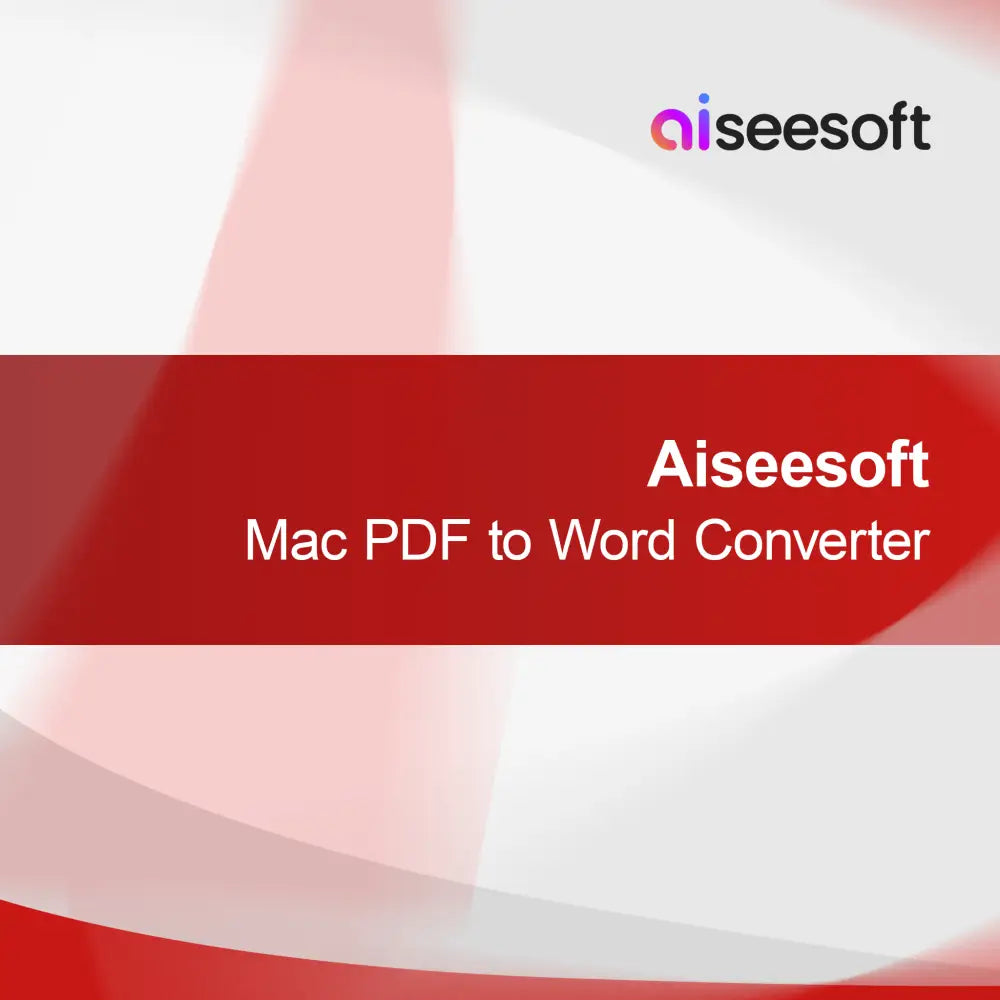 Aiseesoft Mac PDF para Word Converter