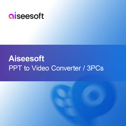 Aiseesoft PPT para Conversor de Vídeo / 3PCs