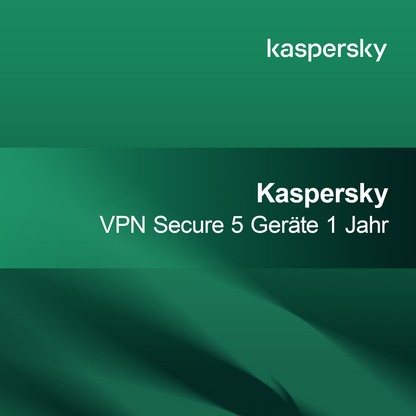 Kaspersky VPN Secure 5 dispositivos 1 ano