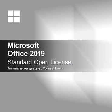 Microsoft Office 2019 Standard Licença Aberta, adequado para Terminalserver, Licença por Volume