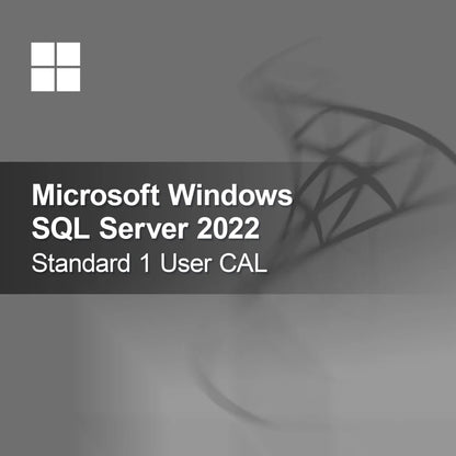 Microsoft SQL Server 2022 Standard 1 Utilizador CAL