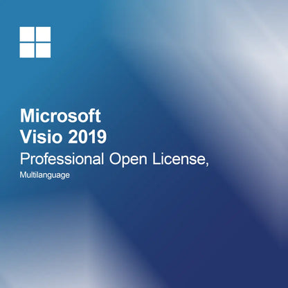 Microsoft Visio 2019 Professional Licença Aberta, Multilíngue
