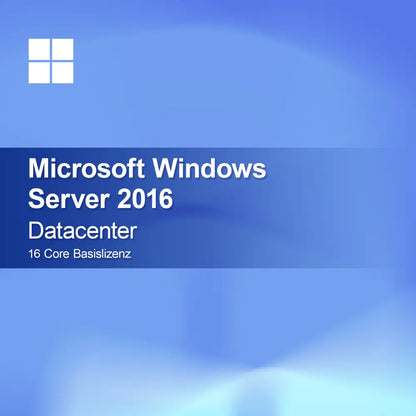 Microsoft Windows Server 2016 Datacenter 16 Core Licença Base