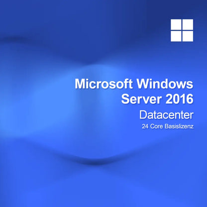 Microsoft Windows Server 2016 Datacenter 24 Core Licença Base
