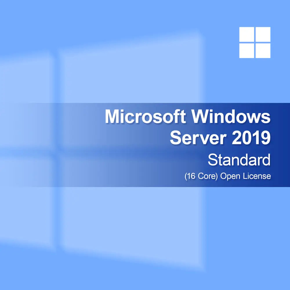 Microsoft Windows Server 2019 Standard (16 Core) Licença Aberta
