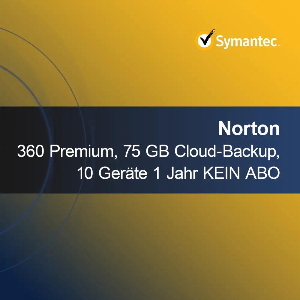Norton 360 Premium, 75 GB Cloud-Backup, 10 dispositivos 1 ano SEM ASSINATURA