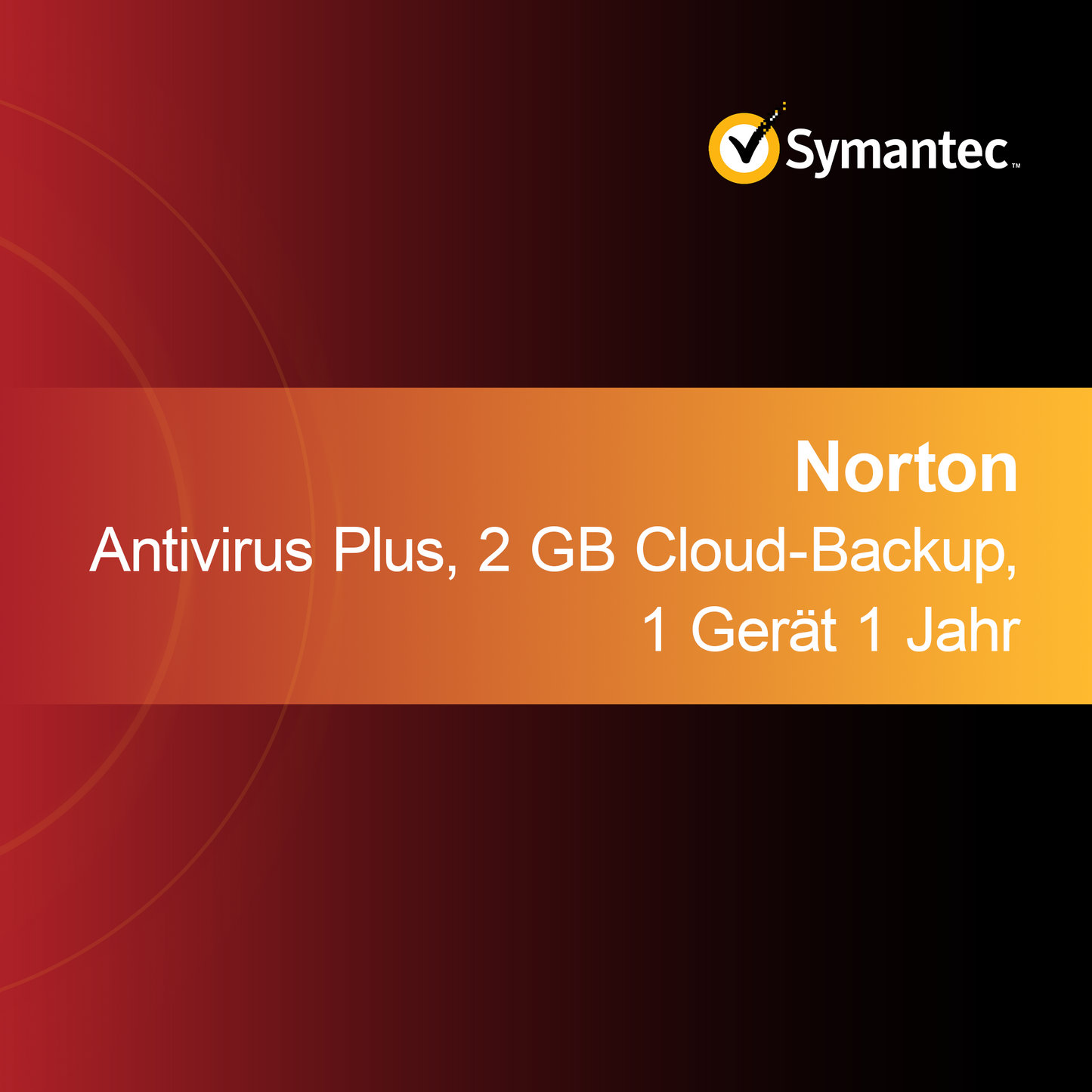 Norton Antivirus Plus, 2 GB Cloud-Backup, 1 dispositivo 1 ano