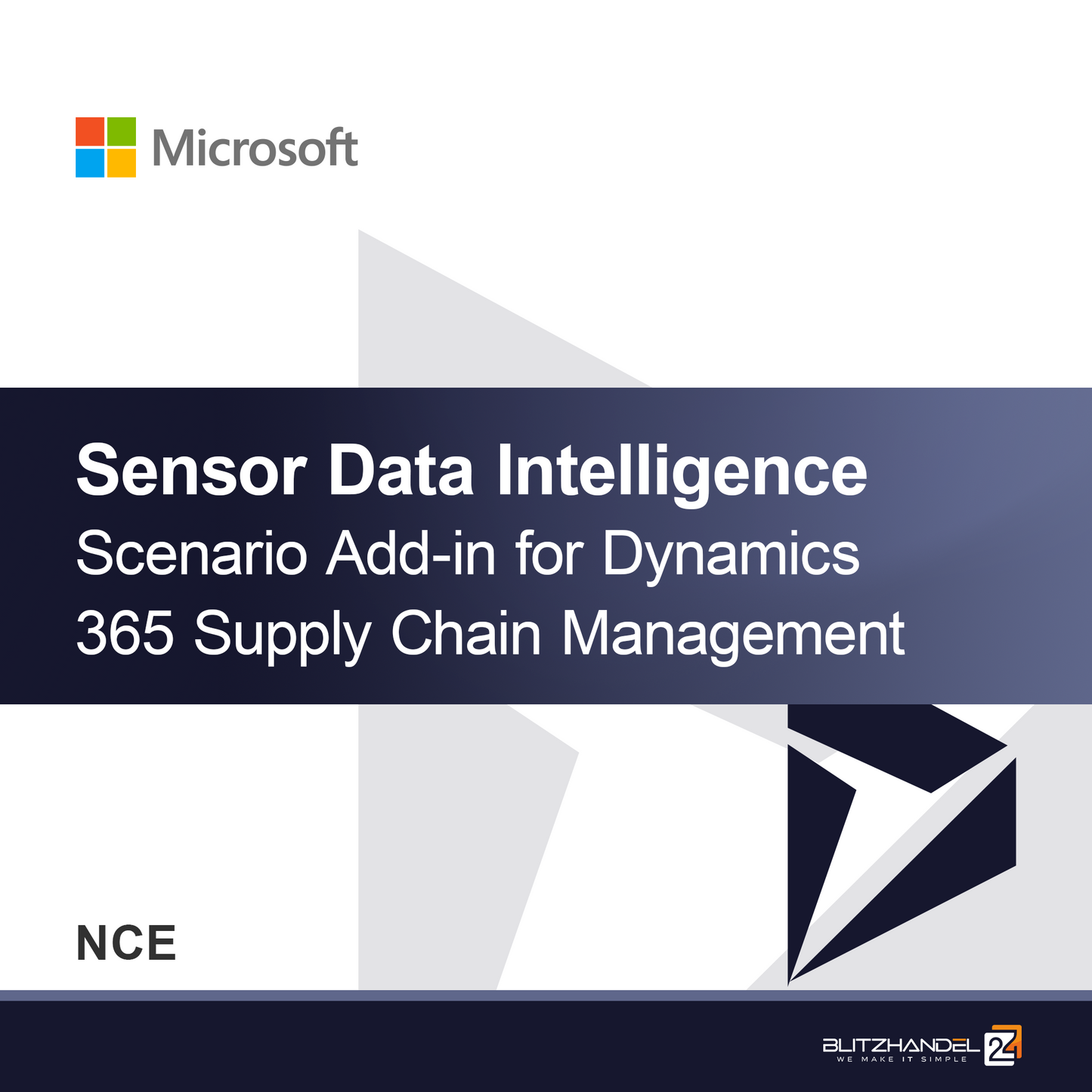 Add-in de Cenário de Inteligência de Dados de Sensores para Dynamics 365 Supply Chain Management (NCE)