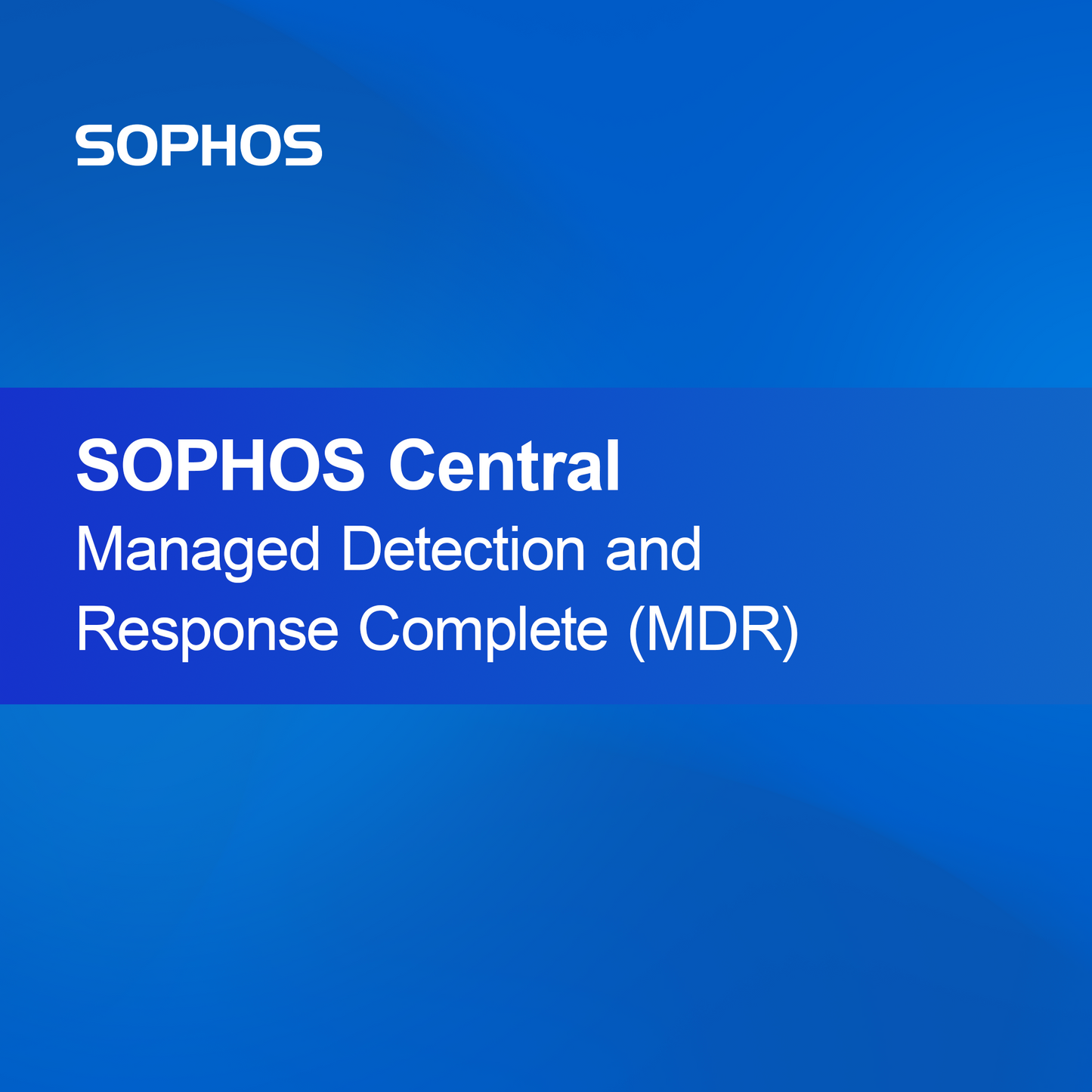 SOPHOS Central Detecção e Resposta Gerida Completa (MDR)
