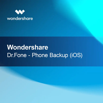 Wondershare Dr.Fone - Cópia de Segurança do Telemóvel (iOS)